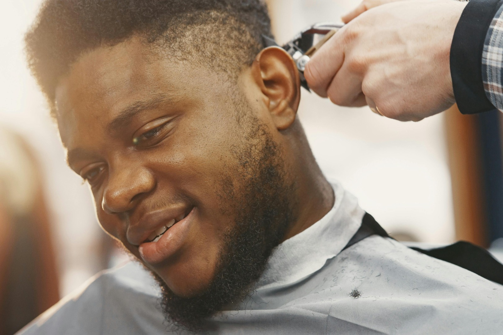 Precision barber tools at work